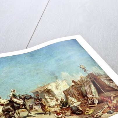 An Arab Encampment by Alberto Pasini