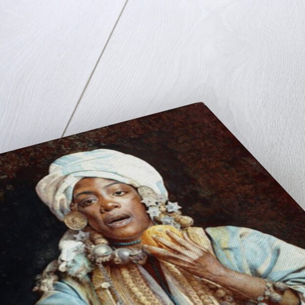 A North African Fruit Vendor by Giuseppe Signorini