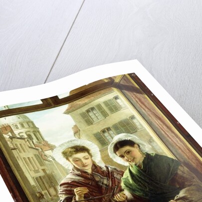 At My Window, Boulogne, 1872 by William Powell Frith