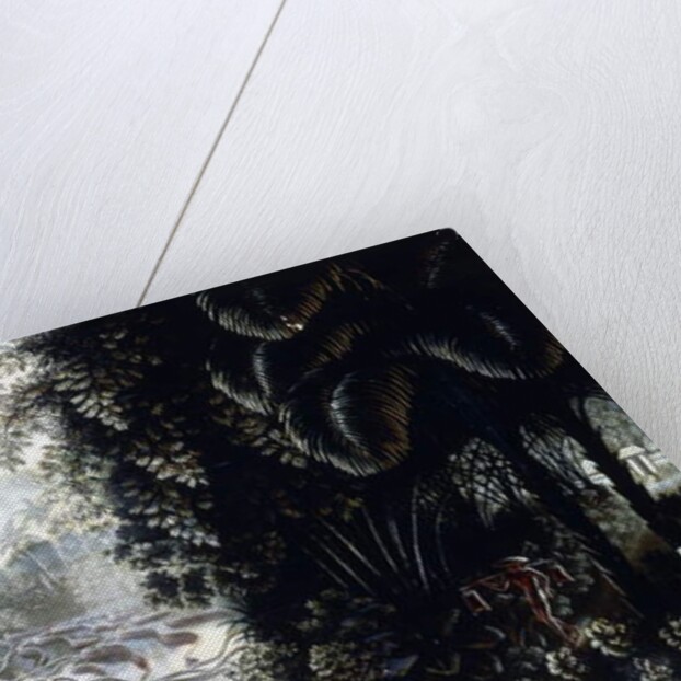 View across the Sawahs to Gunung Agung, c. 1937-1939 by Walter Spies