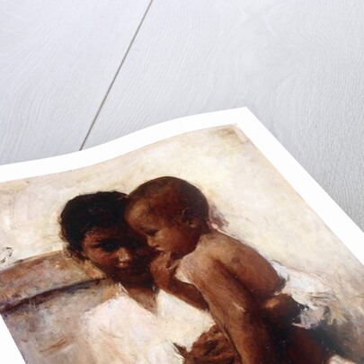 Affection, a Javanese Beauty Holding a Child by Romualdo Locatelli