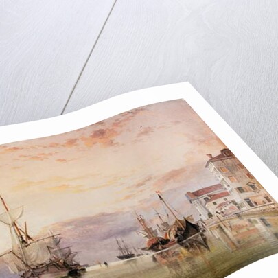 The Canale della Giudecca with the Redentore Beyond, 1863 by Edward William Cooke