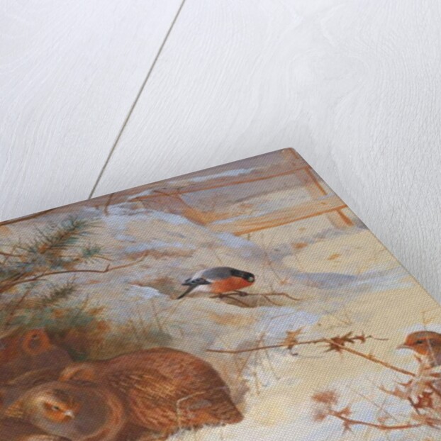 Frosty Morning, Pheasant in Winter, 1899 by Archibald Thorburn