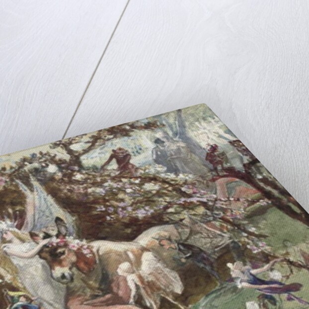 Titania and Bottom from William Shakespeare's 'A Midsummer-Night's Dream' by John Anster Fitzgerald