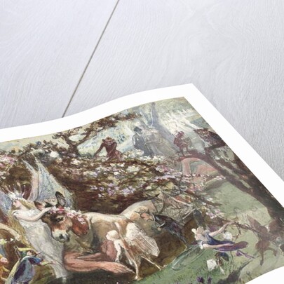 Titania and Bottom from William Shakespeare's 'A Midsummer-Night's Dream' by John Anster Fitzgerald