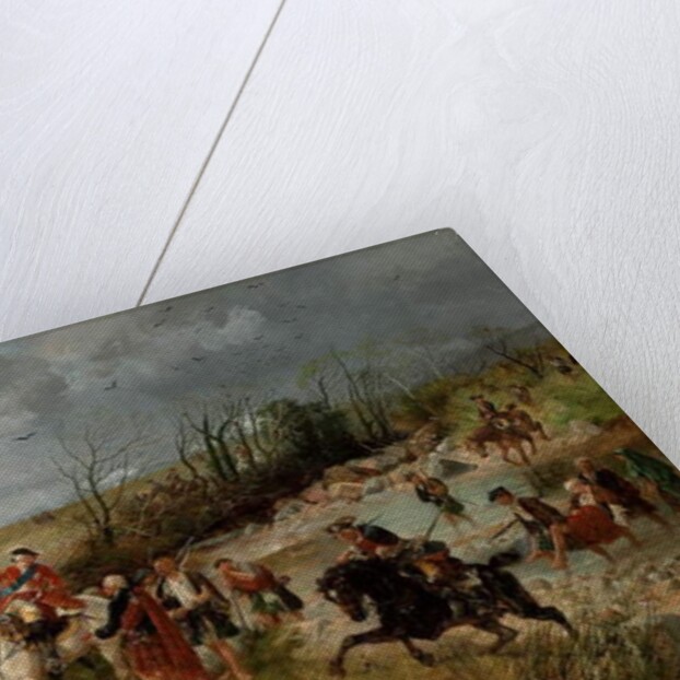 Halt of Prince Charles Edward on the Banks of the Nairne, 1878 by Richard Beavis