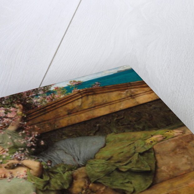 In a Rose Garden by Lawrence Alma-Tadema