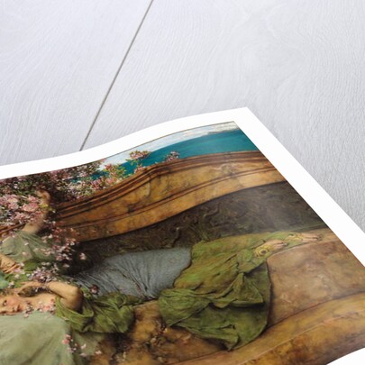 In a Rose Garden by Lawrence Alma-Tadema