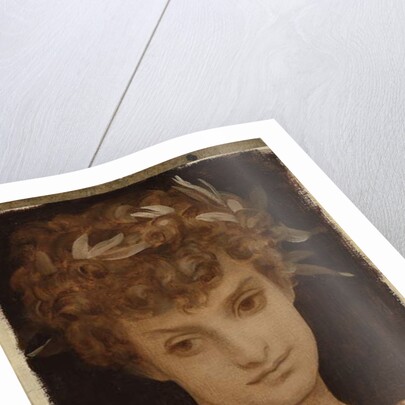 Study of a Girl's Head, by Frederic Leighton