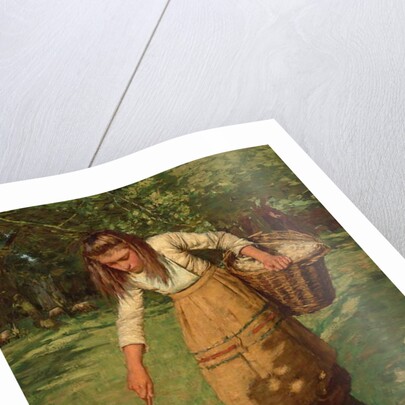 The Wool Gatherer by Henry Herbert La Thangue