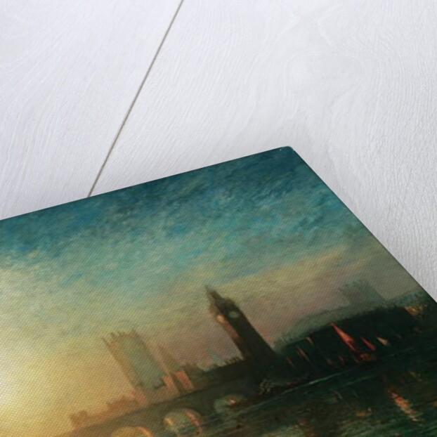 View of Westminster Bridge and the Houses of Parliament by James Francis Danby