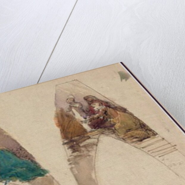 Sketches for an altarpiece by Domenico Morelli