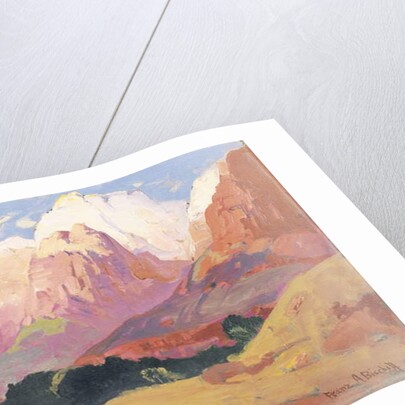 Grand Tetons by Franz A. Bischoff