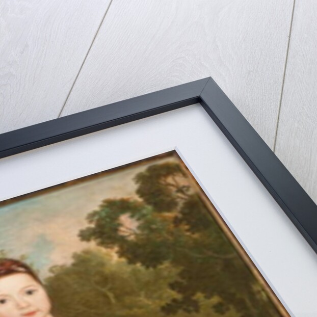 Girl feeding chickens, c.1811-20 by English School