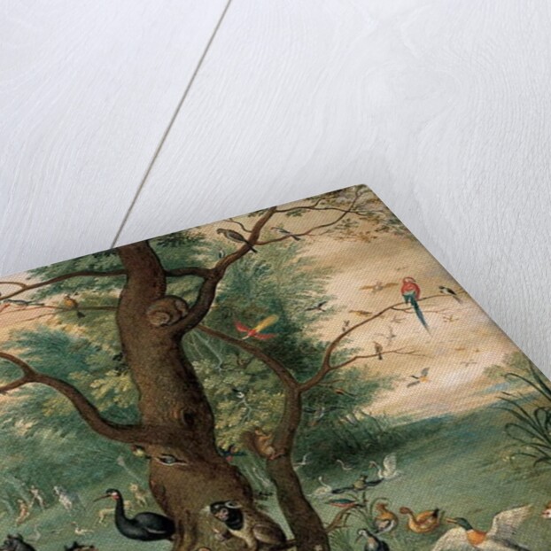 Animals and birds in the Garden of Eden by Ferdinand van Kessel