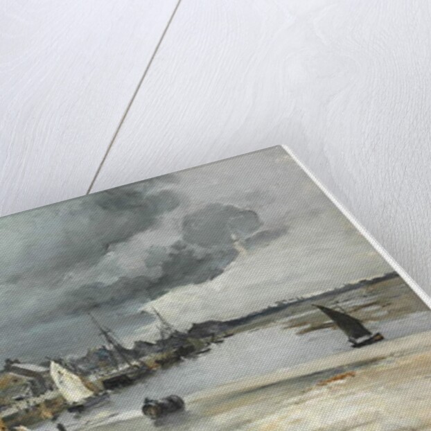 Harbour at St. Vaast, The Hague, 1882 by Frank Myers Boggs