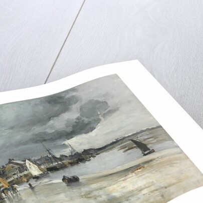 Harbour at St. Vaast, The Hague, 1882 by Frank Myers Boggs