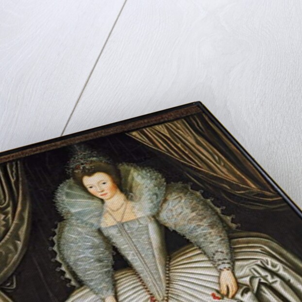 Portrait of a lady, identified as Elizabeth Howard, c.1595-1605 by School English