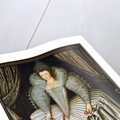 Portrait of a lady, identified as Elizabeth Howard, c.1595-1605 by School English