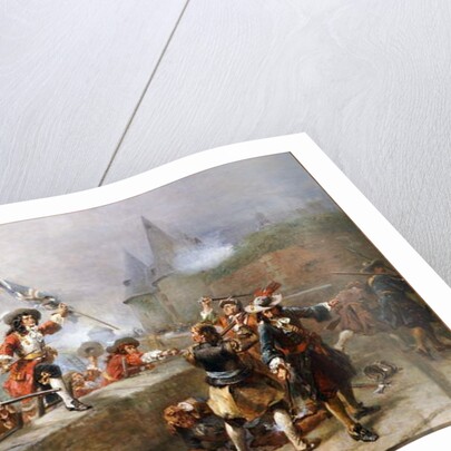 Storming the Battlements by Robert Alexander Hillingford