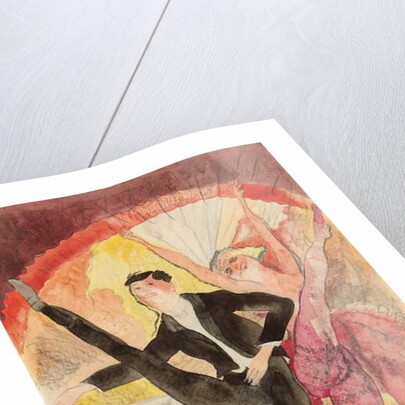 In Vaudeville: Two Dancers, 1920 by Charles Demuth