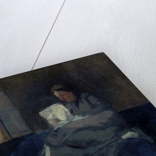 Woman Reading by Camille Pissarro