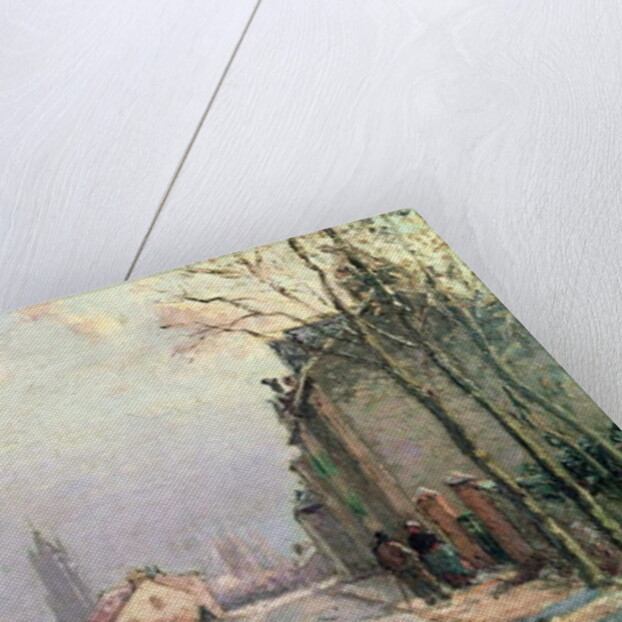 The Road, Effect of Winter, 1872 by Camille Pissarro