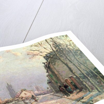 The Road, Effect of Winter, 1872 by Camille Pissarro