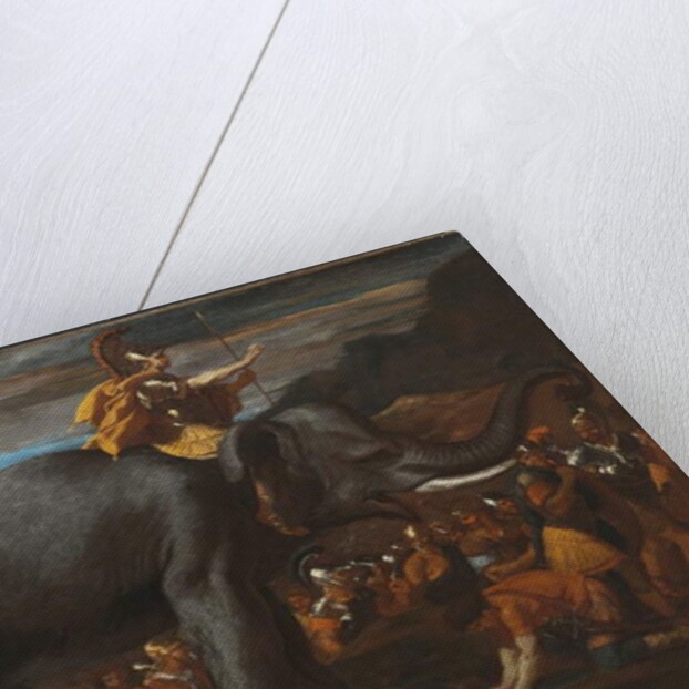 Hannibal Crossing the Alps on an Elephant by Nicolas Poussin