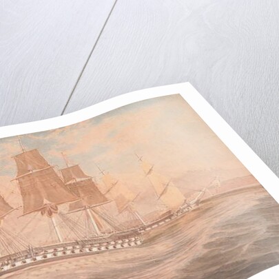 HMS Ganges, and Thetis off Rio de Janeiro by Emeric Essex Vidal