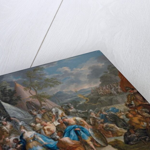 The Amazon Queen, Thalestris, in the camp of Alexander the Great by Johann Georg Platzer