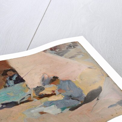 The Beach, Biarritz by Joaquin Sorolla y Bastida
