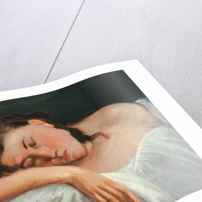 Young Girl Asleep, 1847 by Gustave Courbet