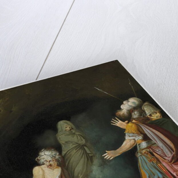 Sextus Pompeius consulting Erichtho before the Battle of Pharsalia by John Hamilton Mortimer