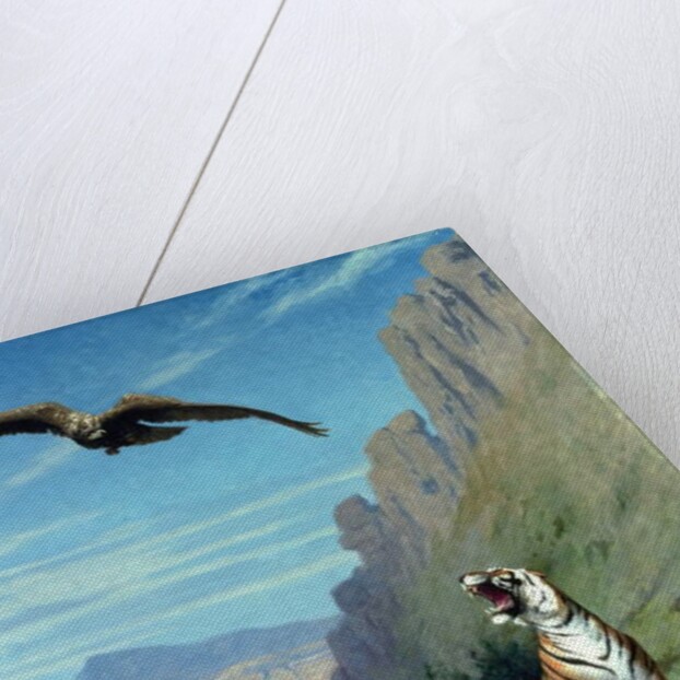 Tiger and Vulture by Jean Leon Gerome