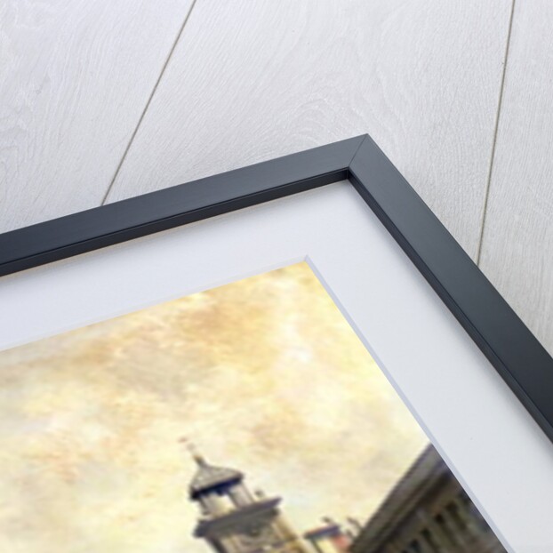 View of Queen Street, Auckland by Jacques Carabain