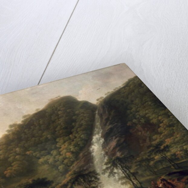 View of Powerscourt Waterfallon by George the Elder Barret