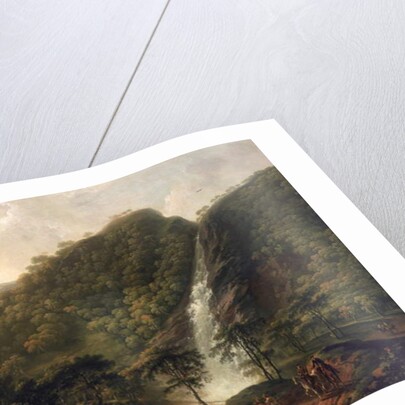 View of Powerscourt Waterfallon by George the Elder Barret