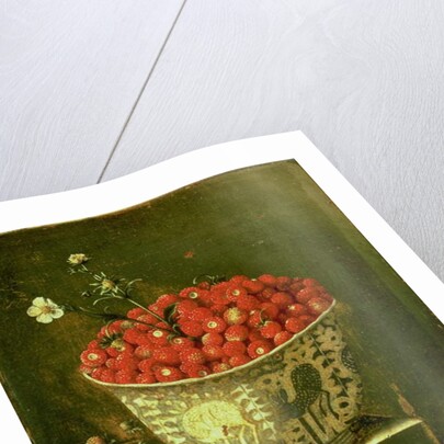 Wild Strawberries in a Chinese Wanli Kraak porcelain bowl, 1704 by Adrian Coorte