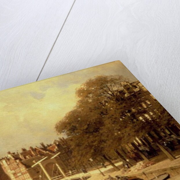 View of the Kalk Market, Amsterdam by Johannes Karel Christian Klinkenberg