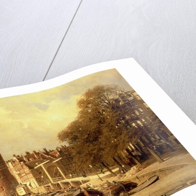 View of the Kalk Market, Amsterdam by Johannes Karel Christian Klinkenberg