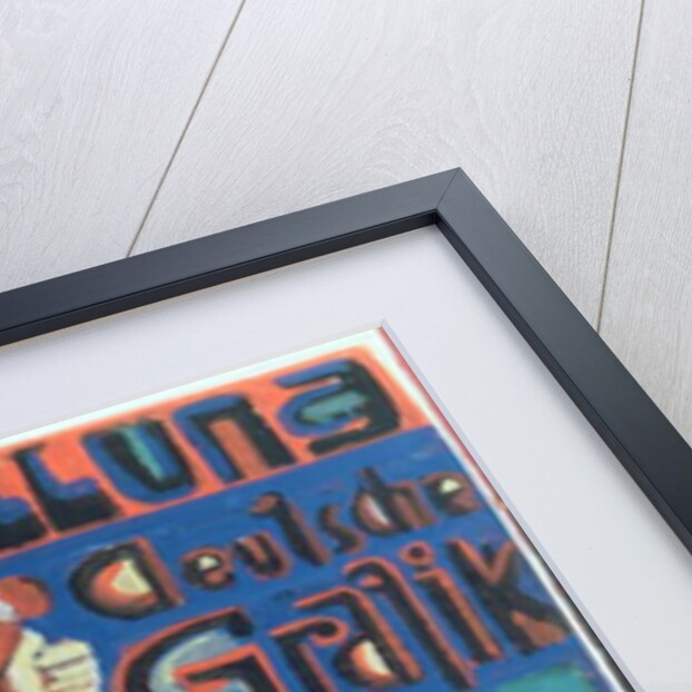 Austellung, Deutsche Grafik im Kunstsalon Wolfsberg, c.1921 by Ernst Ludwig Kirchner