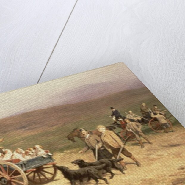 Grouse Shooting on the Glentanar Estate in Aberdeenshire, 1889 by Carl Suhrlandt