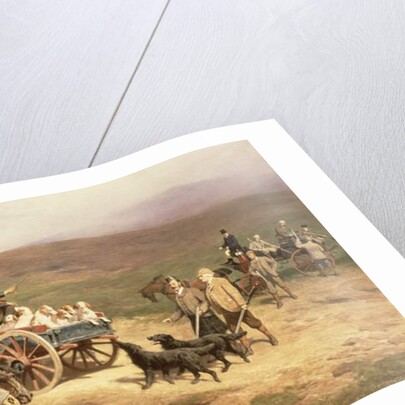 Grouse Shooting on the Glentanar Estate in Aberdeenshire, 1889 by Carl Suhrlandt