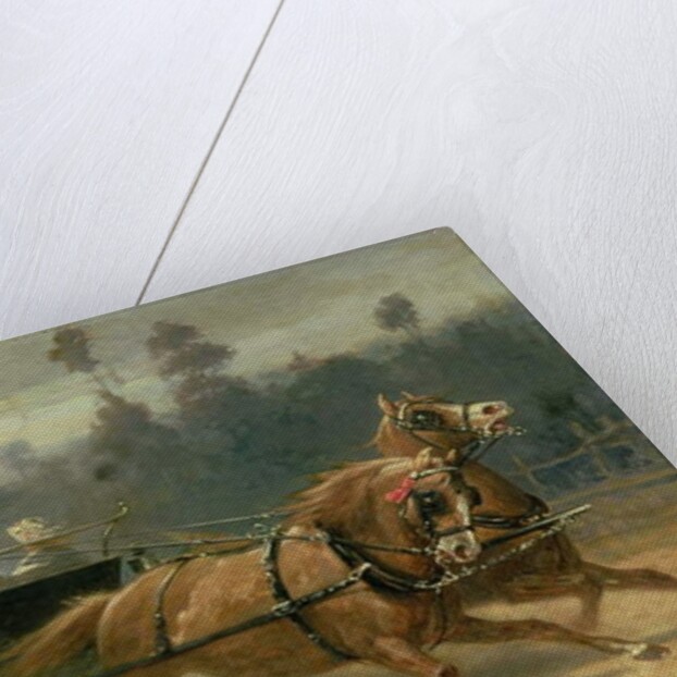 Madame Celestine Nichols Driving in Richmond Park with Her Grandchildren, 1879 by Adam Wray