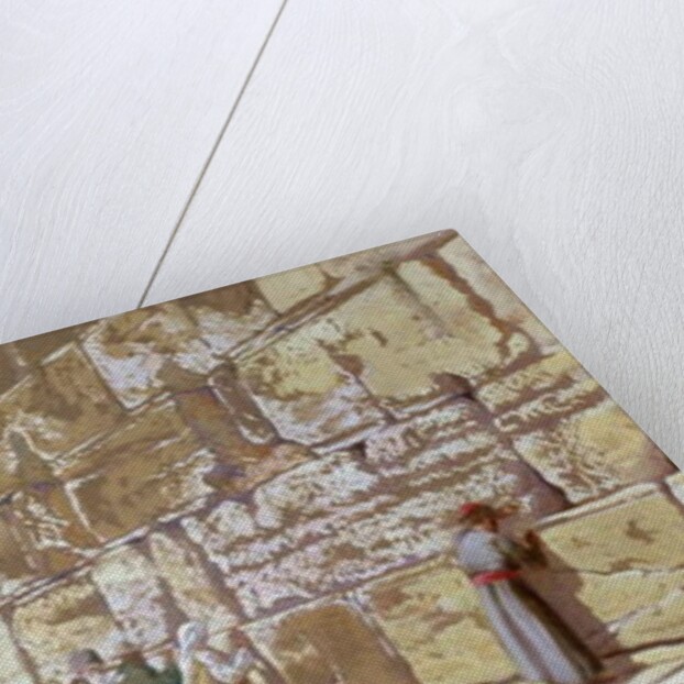 The Wailing Wall, in Jerusalem, 1872 by Charles Robertson