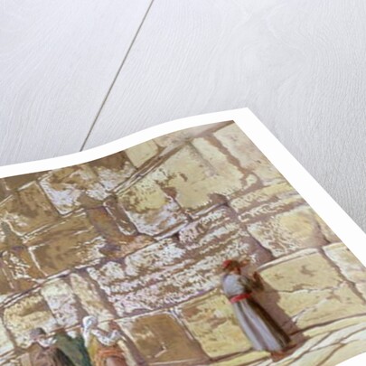 The Wailing Wall, in Jerusalem, 1872 by Charles Robertson