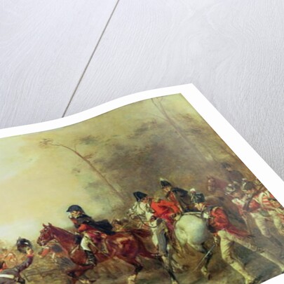 The Duke of Wellington on the Road to Quatre Bras, June 16th 1815 by Robert Alexander Hillingford