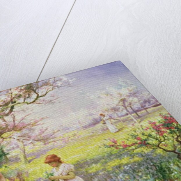 Spring: Picking Flowers, 1898 by Alfred Jr. Glendening