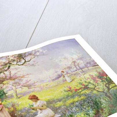 Spring: Picking Flowers, 1898 by Alfred Jr. Glendening